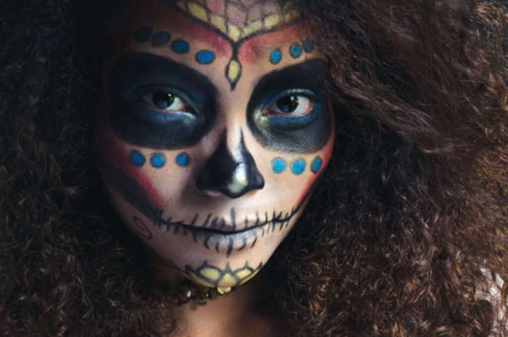 easy skeleton makeup