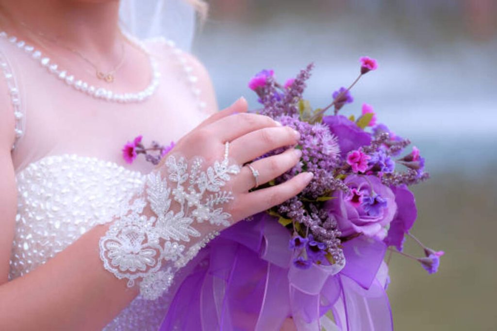 Lavender Quince Dress Honors Tradition With Just-The-Right Embroidery
