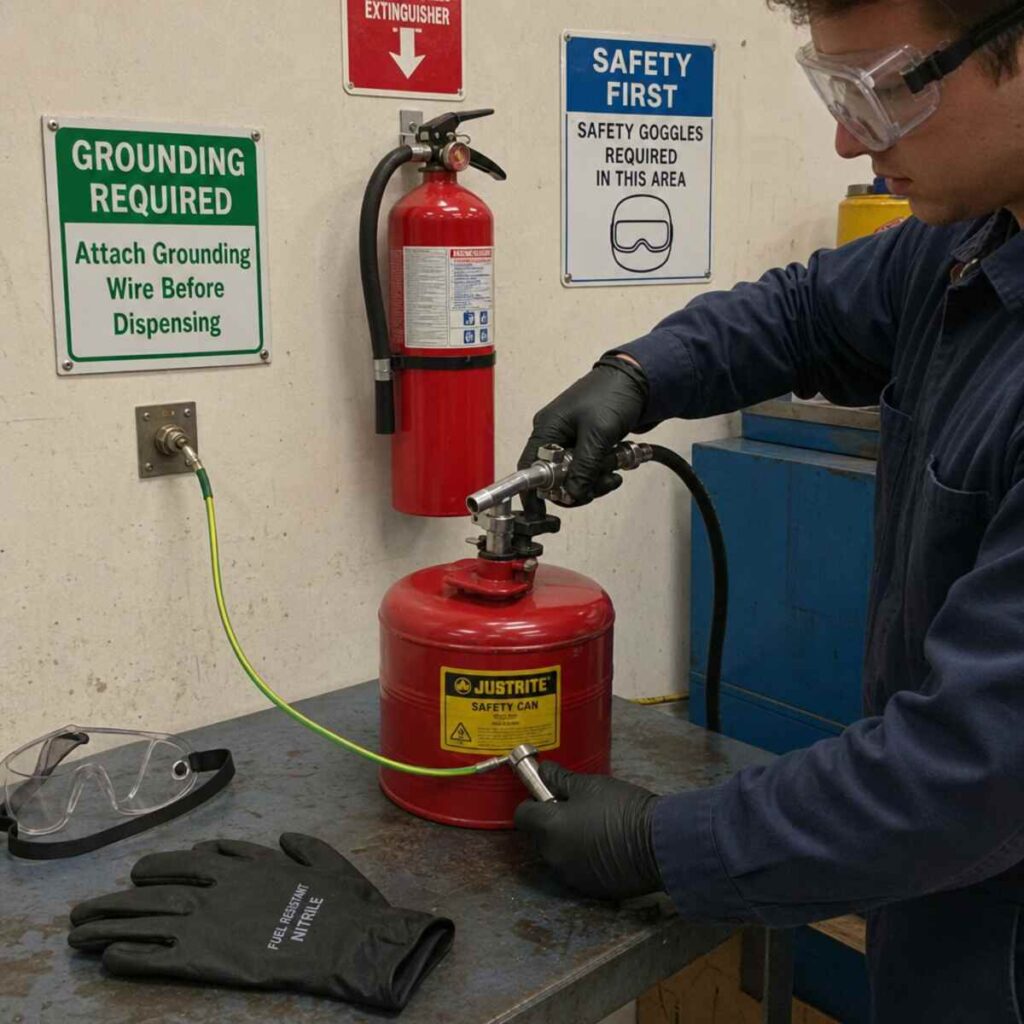 How to drain fuel